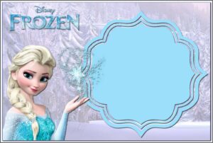 Frozen Birthday Card Template Free