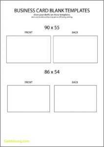 Gartner Business Card Template 78494