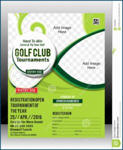 Golf Tournament Brochure Template Free