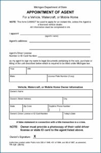 Health Care Power Of Attorney Michigan Template