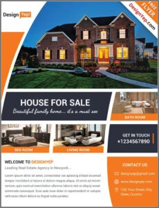 Home For Sale By Owner Flyer Template