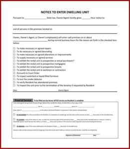 House Rental Inspection Checklist Form