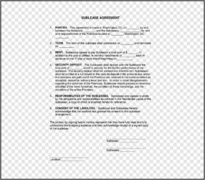 House Rental Lease Agreement Template