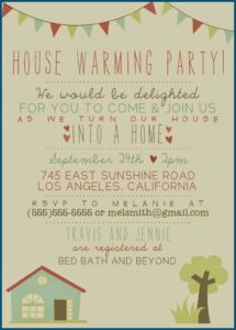 Housewarming Sample Invitation Message