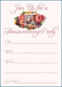 Housewarming Template Invitation