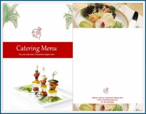 Indian Restaurant Menu Template Word
