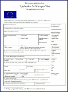 Indian Visa Application Form Canada