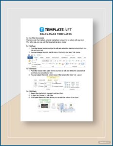 Investment Property Business Plan Template