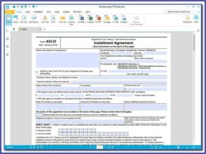 Irs Form 433 D Mailing Address