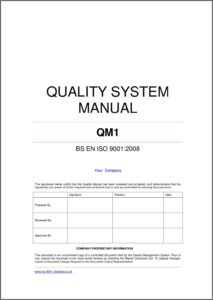 Iso 9001 Templates Free