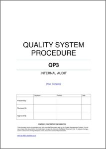Iso Internal Audit Example