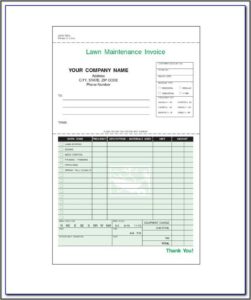 Lawn Service Contract Forms
