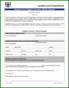 Legal Guardianship Forms Ontario