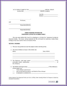 Legal Guardianship Paperwork Indiana