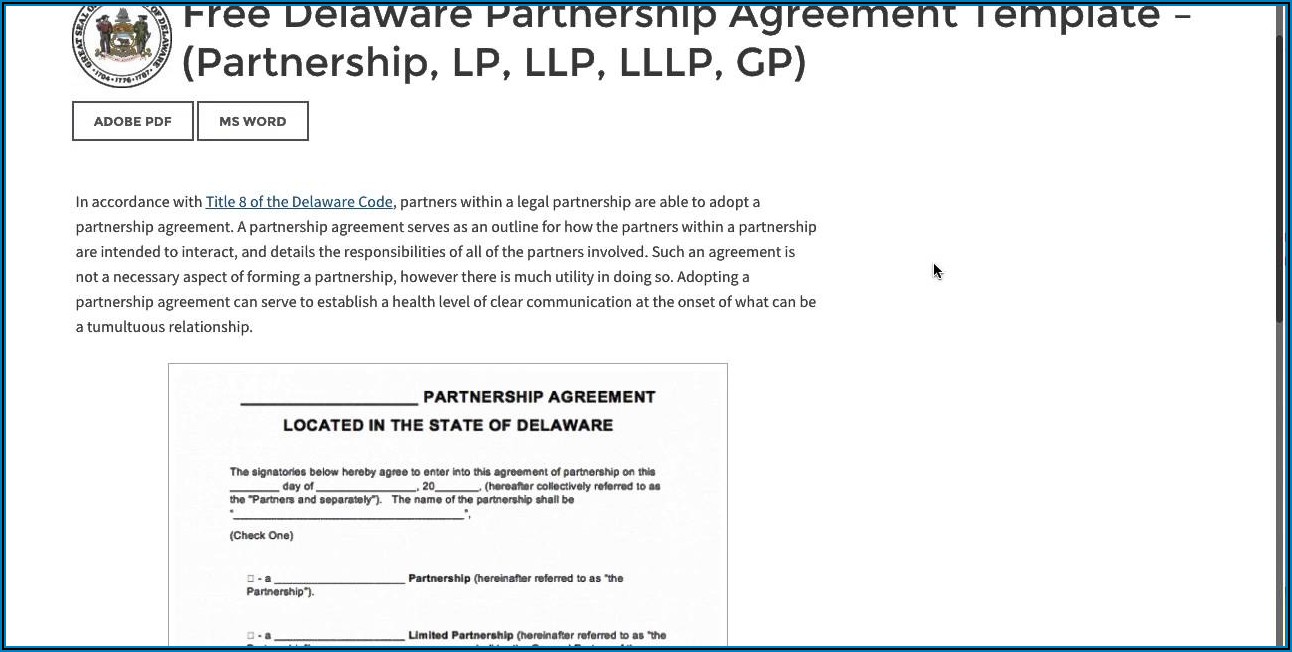 Llp Agreement Template