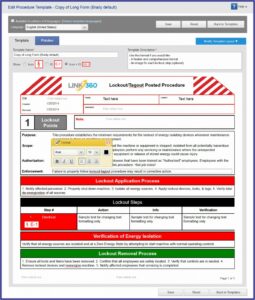 Lockout Tagout Procedure Template Free