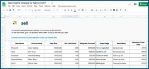 Marketing Project Pipeline Template