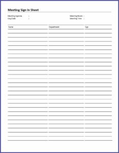 Meeting Room Booking Form