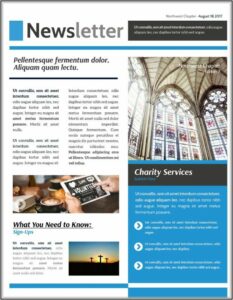 Microsoft Publisher Newsletter Templates Free