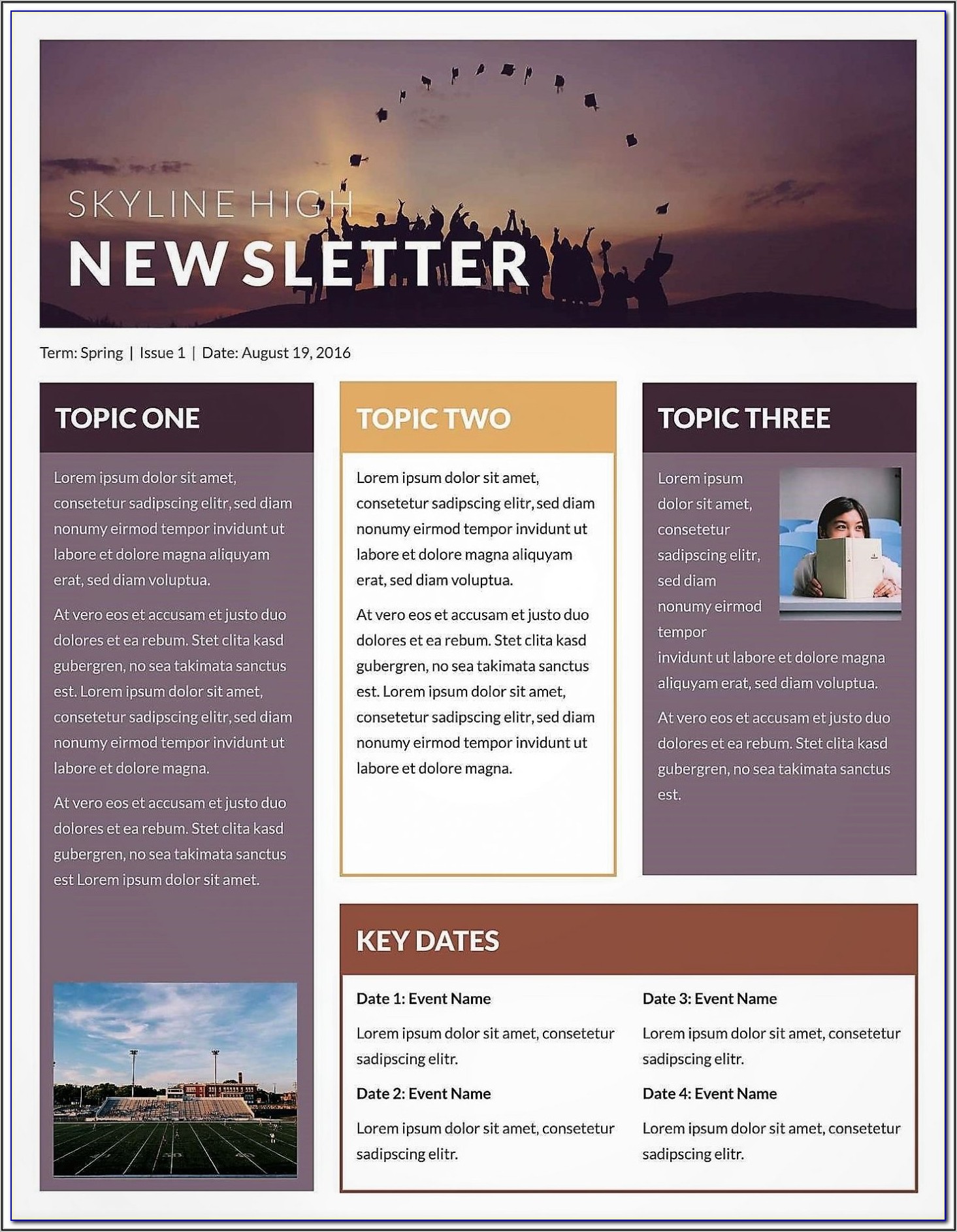 Microsoft Publisher Newsletter Templates Free Download