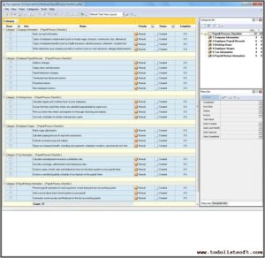 Monthly Payroll Checklist Template
