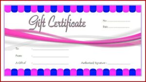 Nail Salon Gift Voucher Template