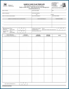 Nursing Care Plans Templates Free