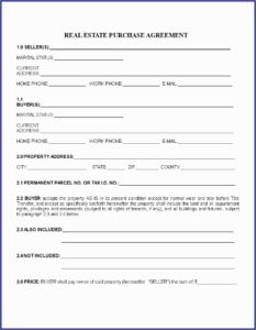 Ohio Real Estate Purchase Contract Form