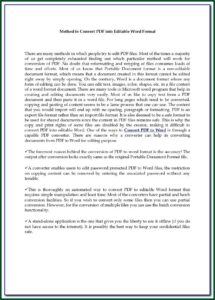 Pdf Editable Form Example