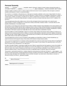 Personal Loan Agreement Form Free Download