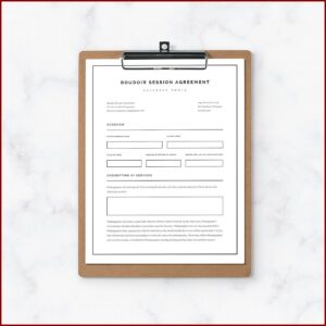 Photography Contracts Templates