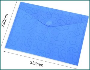 Plastic Poly Envelope With Velcro Closure