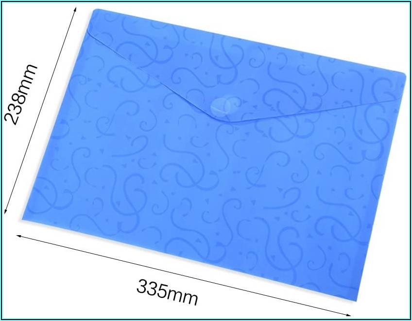 Plastic Poly Envelope With Velcro Closure