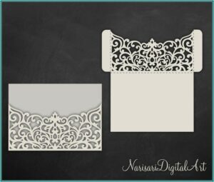 Pocket Envelope Template Svg