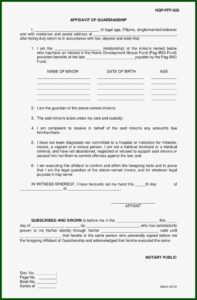 Printable Guardianship Forms Texas
