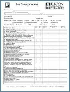 Printable Real Estate Transaction Checklist Templates
