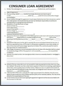 Private Loan Agreement Template Free