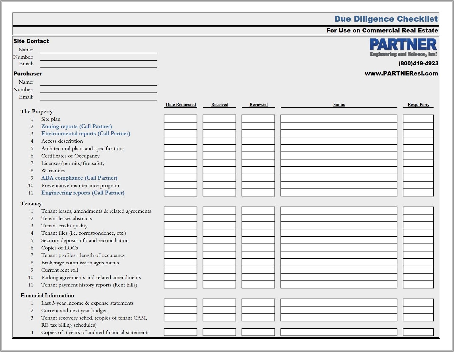 Property Condition Assessment Report Template