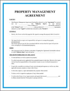 Property Management Fee Proposal Template