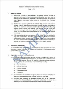 Purchase Order Terms And Conditions Template Australia