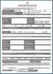 Qatar Visa Application Form Philippines