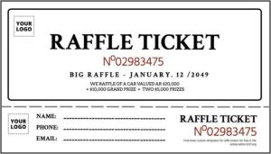 Raffle Ticket Sample Free Download