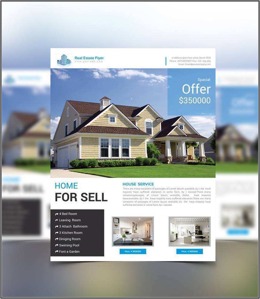 Real Estate Flyer Template Free Word