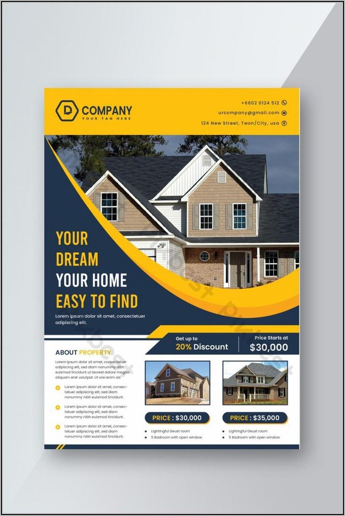 Real Estate Flyer Template Free