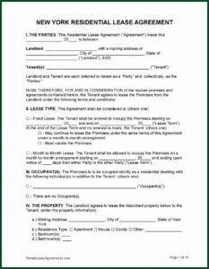 Rental Agreement Form Free Download