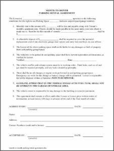 Rental Template Agreement