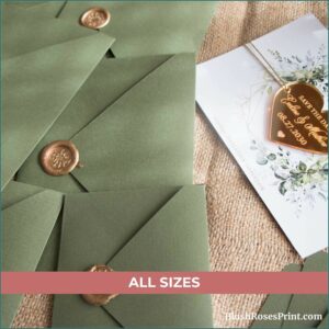 Sage Green Envelopes A7