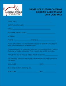 Sample Catering Contract Templates Download