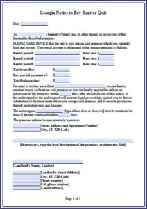 Sc 5 Day Eviction Notice Form