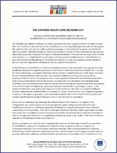 Surrogate Decision Maker Form New Mexico